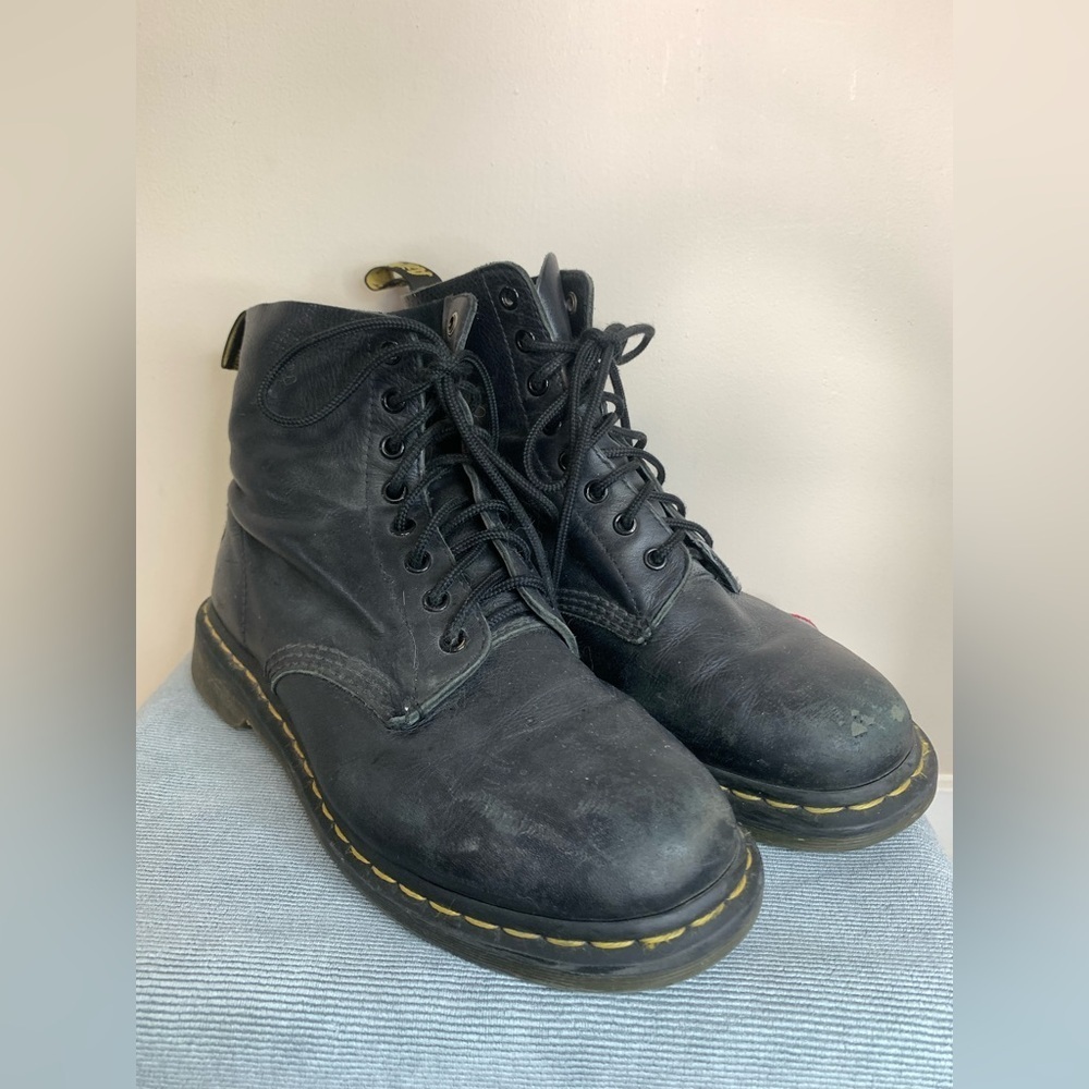 Doc Martens 1460 Pascal Black Boots 9 - Picture 2 of 9